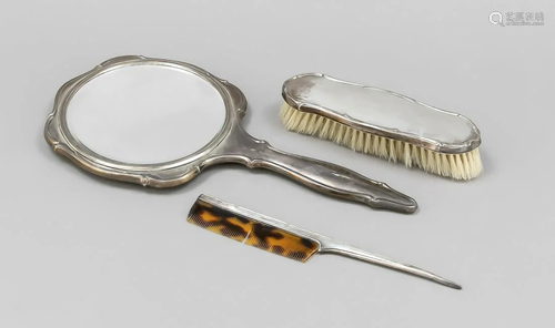 Three-piece toilet set, 20th c