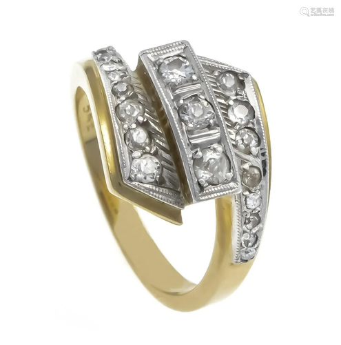 Old cut diamond ring GG/WG 585