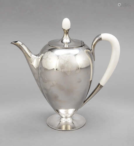 Coffee pot, German, mid-20th c