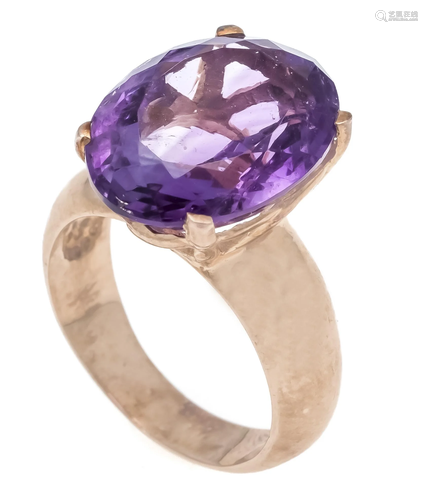 Amethyst ring silver 925/000 r