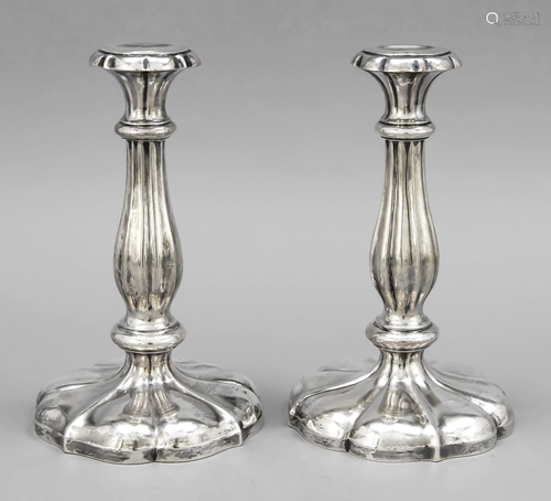 Pair of candlesticks, Austria,