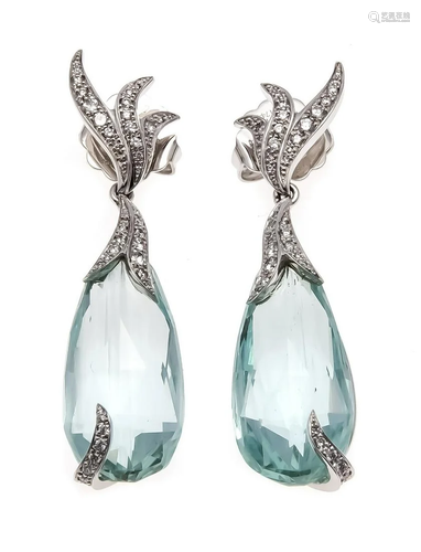 Aquamarine earrings Fa. Schupp