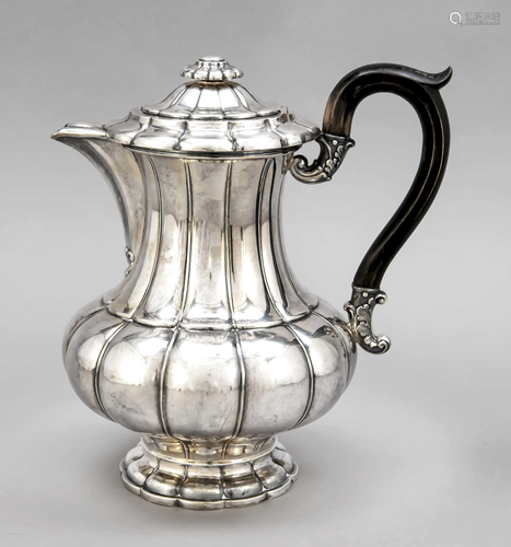 Large coffee pot, 19th century