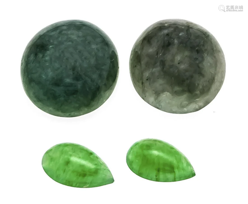 2 pairs of jade, total 8.70 an