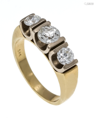 Old cut diamond ring GG/WG 585