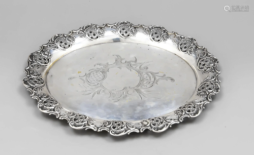 Oval tray, German, 20th centur