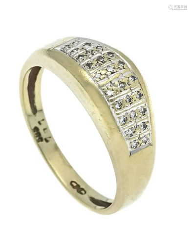 Diamond ring GG 585/000 with 2