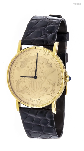 Corum coin watch, GG 750/000,