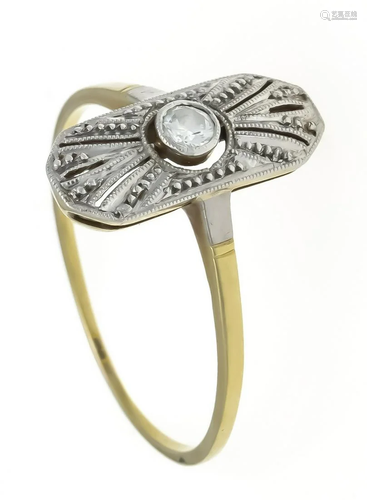 Art Deco old cut diamond ring