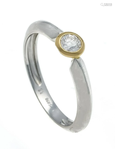 Brilliant ring platinum 950/00