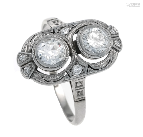 Art Deco ring WG 585/000 unsta