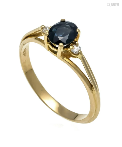 Sapphire diamond ring GG 750/0