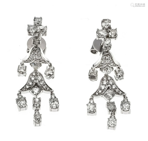 Old cut diamond stud earrings