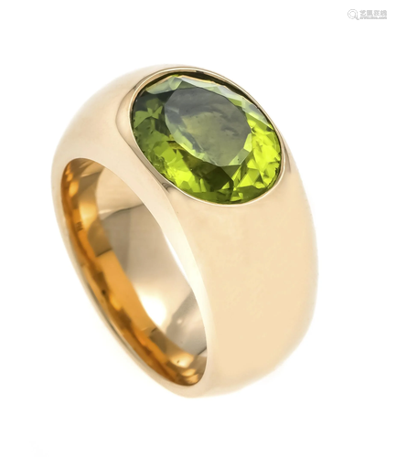 Peridot ring GG 750/000 with o