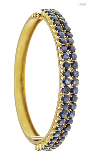 Sapphire hinged bangle GG 833/