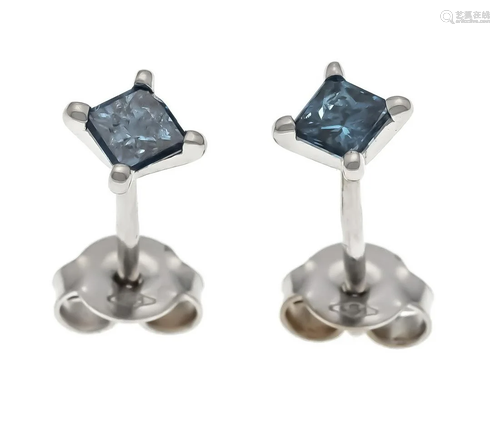 Diamond stud earrings WG 585/0