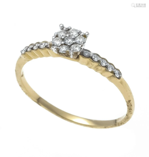 Brilliant ring GG 585/000 with