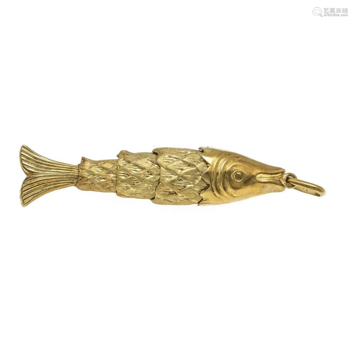 Fish pendant GG 585/000 movabl