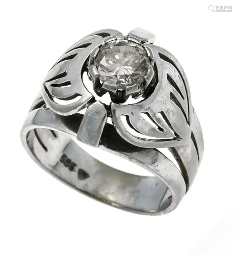 Brilliant ring WG 585/000 with