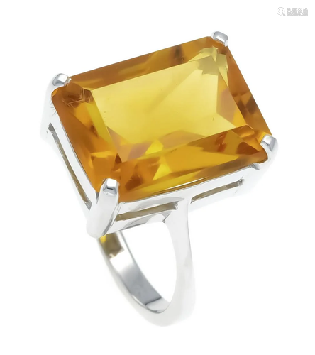 Citrine ring WG 585/000 with a