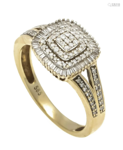 Diamond ring GG 585/000 with 8