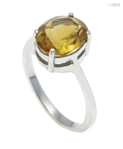 Citrine ring WG 585/000 with o