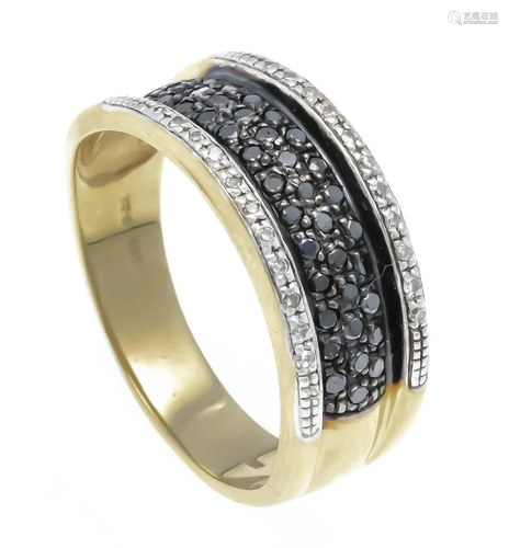 Diamond ring GG/WG 585/000 wit