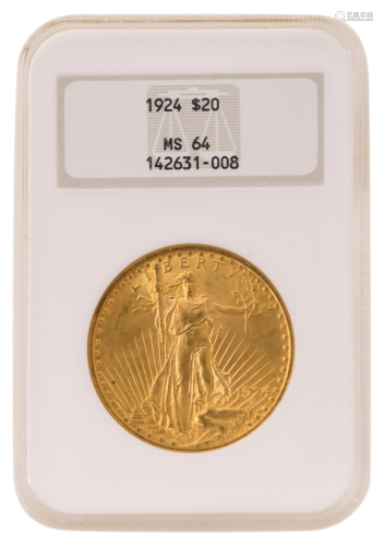 1924 Saint-Gaudens Double Eagle $20 Gold Coin
