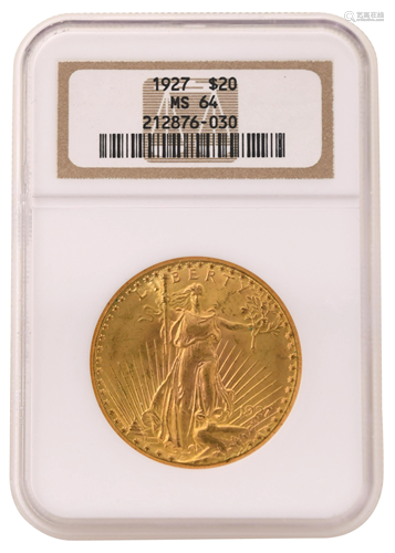 1927 Saint-Gaudens Double Eagle $20 Gold Coin