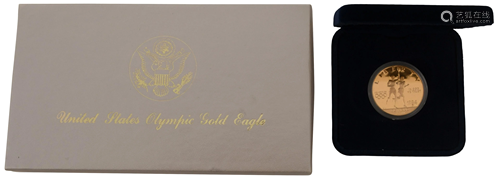 1984 Olympic Gold Eagle Proof $10 Coin