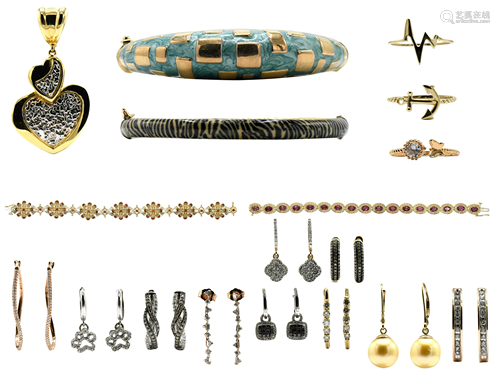 Group of Gold Jewelry