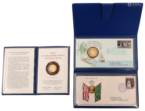 Lot of Three Commemorative Gold Coins