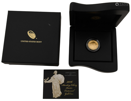 2016 Standing Liberty Quarter Centennial Gold Coin