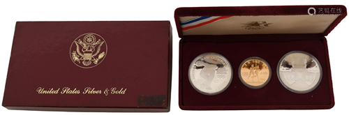 1984 United States Olympic Three-Coin Proof Set