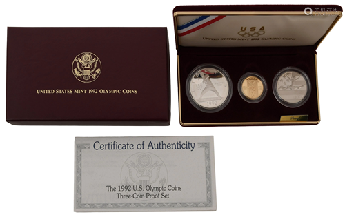 1992 United States Olympic Three-Coin Set