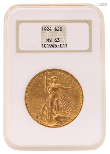 1924 Saint-Gaudens Double Eagle $20 Gold Coin