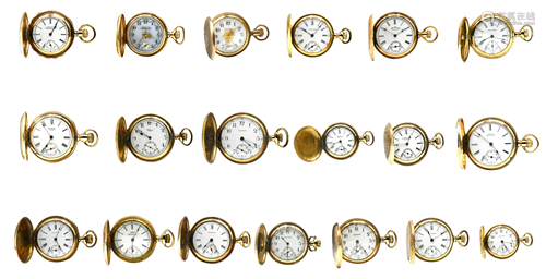 Group of Waltham Pocket Watches