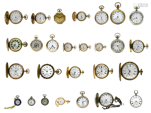 Group of Miscellaneous Pocket Watches