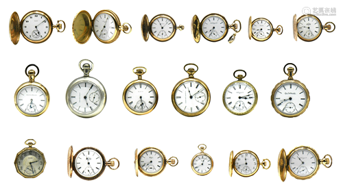 Group of Elgin Pocket Watches