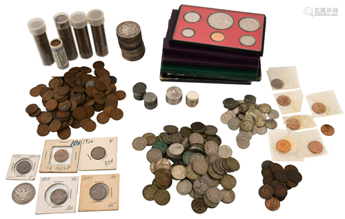 Lot of American & Foreign Coins