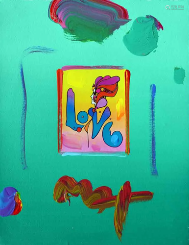 MAX ** LOVE ** SIGNED MIXED MEDIA ORIGINAL