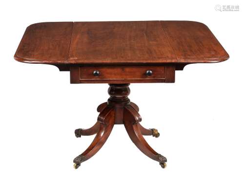 A Regency mahogany Pembroke table