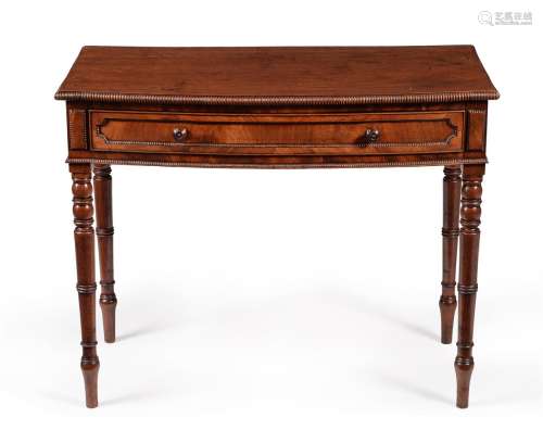 A George IV mahogany bowfront side table
