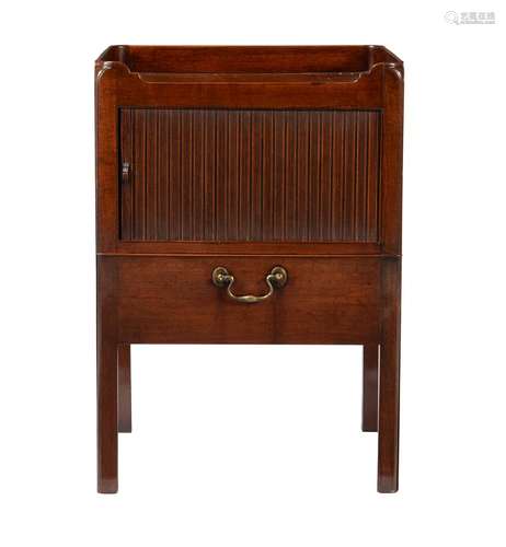 A George III mahogany night commode