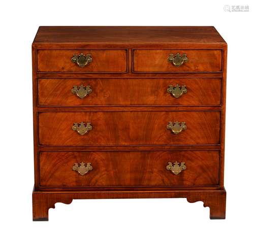 A walnut caddy top chest in George I style by Arthur Brett &...