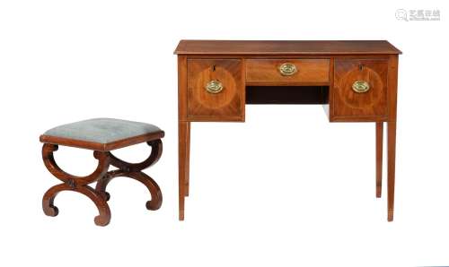Y A George III mahogany dressing table
