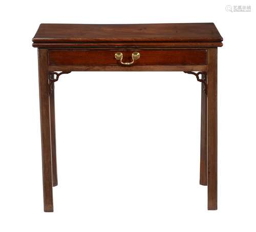 A George III mahogany tea table