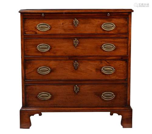 A George III mahogany chest of drawers