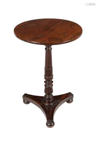 Y A William IV rosewood and simulated rosewood pedestal tabl...