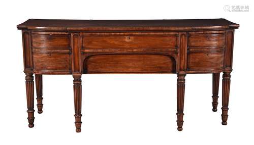 A George IV mahogany sideboard